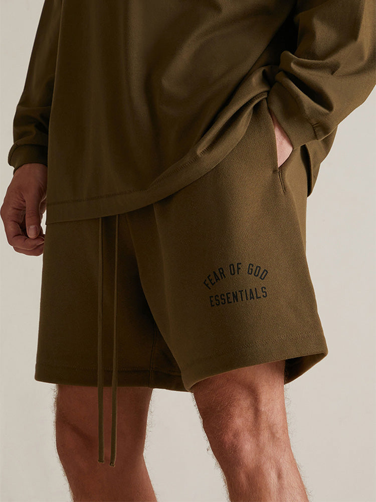 Men's Premium Cotton Lounge Shorts | Loose Fit Casual Athletic Sweat Shorts