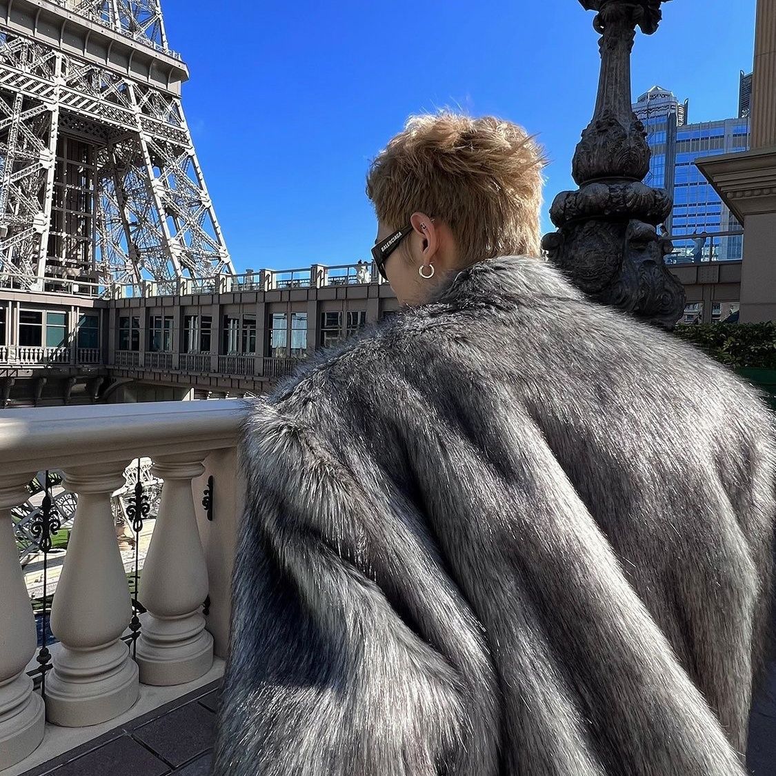 Men's Luxury Faux Fur Coat | Oversized Korean Style Winter Statement Jacket