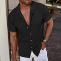 Men's Breathable Beach Shirt | Casual Short Sleeve Vacation Wear
