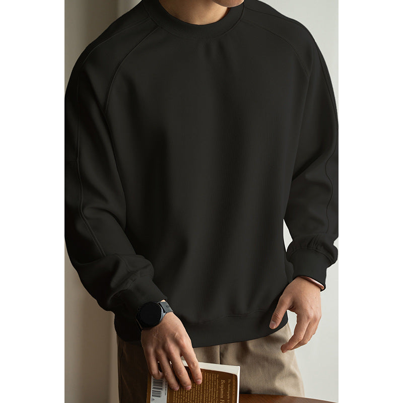 Men's Premium Lightweight Crewneck Sweatshirt | Relaxed Fit Pullover for Everyday Comfort