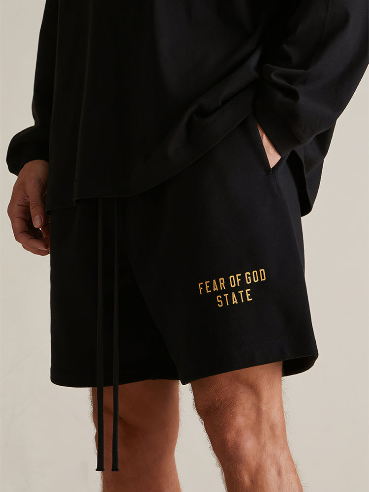Men's Premium Cotton Lounge Shorts | Loose Fit Casual Athletic Sweat Shorts